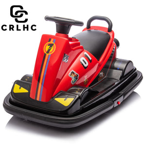 12V Kids Ride-On Motor Bumper Car with 360-Degree Rotation System Trend Times 0
