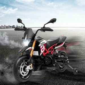12V Kids Ride-On Licensed Motorcycle with Sounds and Music, Red Trend Times 1