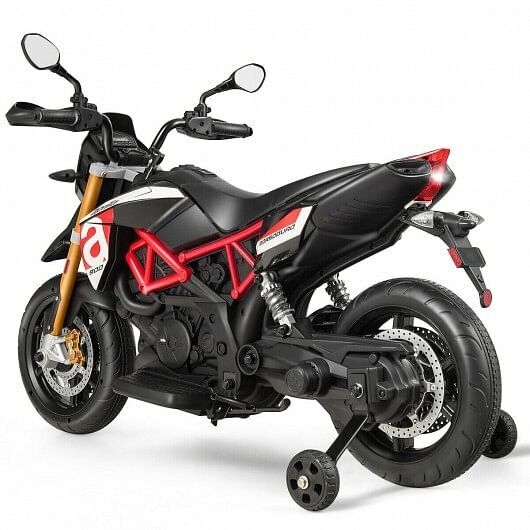 12V Kids Ride-On Licensed Motorcycle with Sounds and Music, Red Trend Times 3