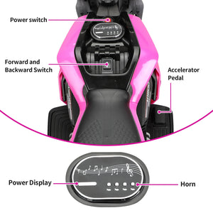 12V Battery-Powered Electric Ride-On 3-Wheel Kids Trike Motorcycle Trend Times 4