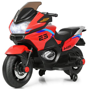 12V Red Electric Ride-On Motorcycle for Kids Trend Times 0