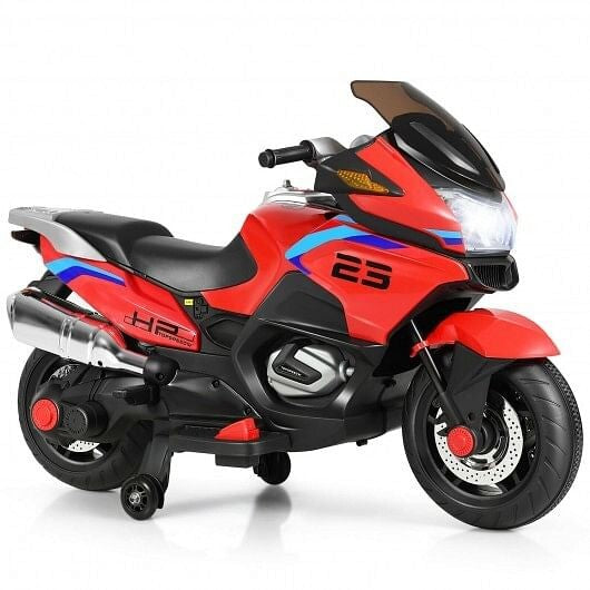 12V Red Electric Ride-On Motorcycle for Kids Trend Times 1