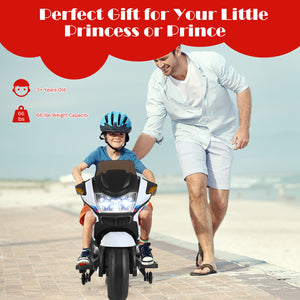 12V Kids Electric Ride-On Motorcycle with Training Wheels, Lights, and Music Trend Times 4