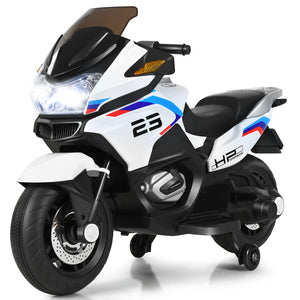 12V Kids Electric Ride-On Motorcycle with Training Wheels, Lights, and Music Trend Times Variant 0