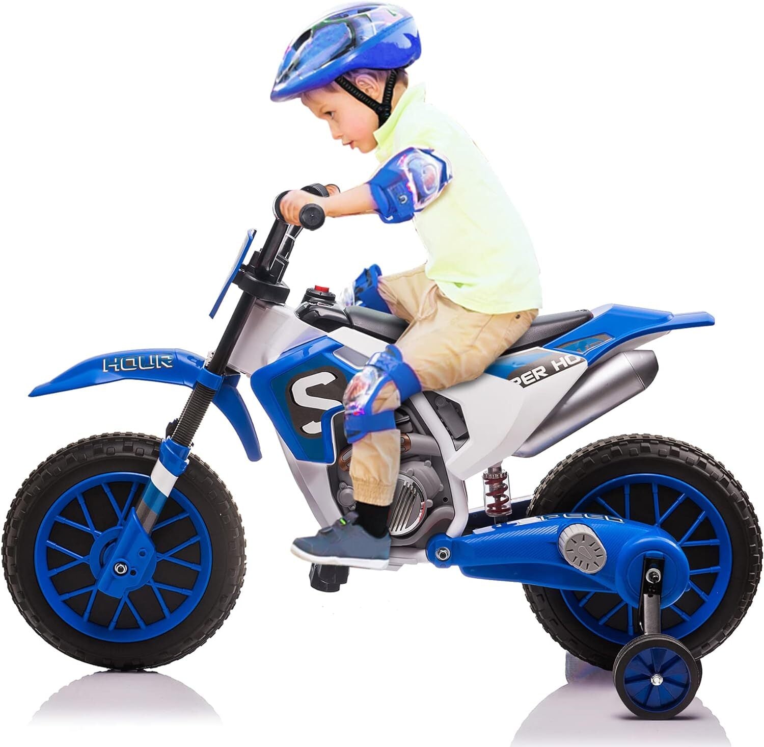 12V Kids Electric Ride-On Motorcycle with Dual 35W Motors and 2 Speeds Trend Times 0