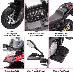 12V Electric Ride-On Motorcycle Toy with Adjustable High and Low Speeds for Kids Trend Times 11