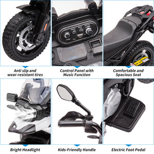 12V Electric Ride-On Motorcycle Toy with Adjustable High and Low Speeds for Kids Trend Times 18