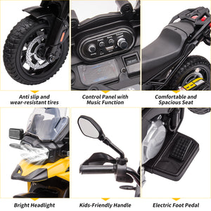 12V Electric Ride-On Motorcycle Toy with Adjustable High and Low Speeds for Kids Trend Times 2