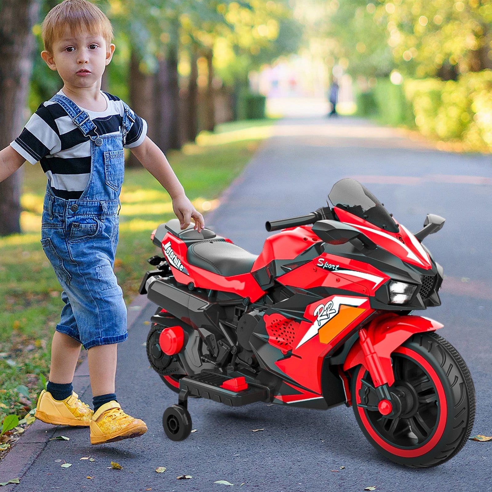 12V Battery-Powered Electric Ride-On Dirt Bike Motorcycle for Kids Trend Times 23