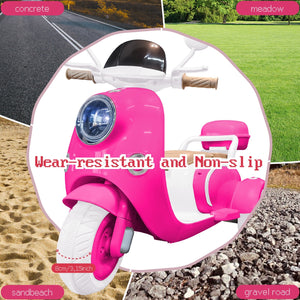 12V Electric Ride-On Motorcycle for Girls with Battery and LED Lights Trend Times 4