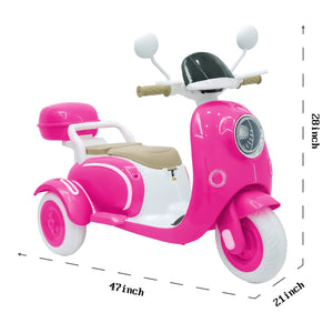 12V Electric Ride-On Motorcycle for Girls with Battery and LED Lights Trend Times 5