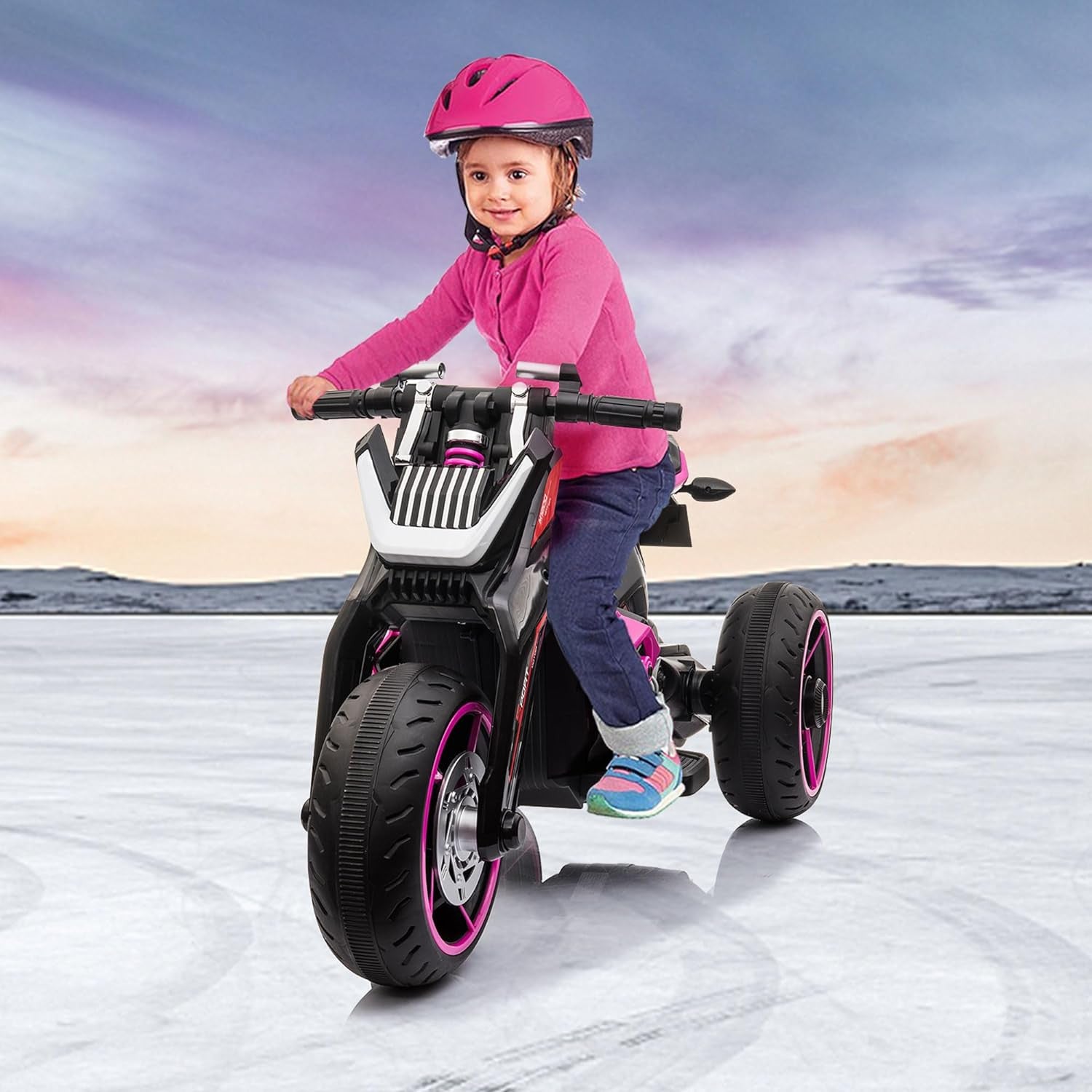 12V Electric 3-Wheel Ride-On Trike Motorcycle for Kids and Boys Trend Times 8