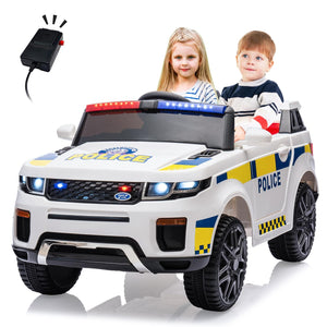 12V Battery Operated Kids Police SUV Ride-On Toy Car for Toddlers Trend Times 0