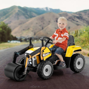 12V Kids Ride-On Road Roller Toy Car with 2.4G Remote Control for Children Trend Times 4