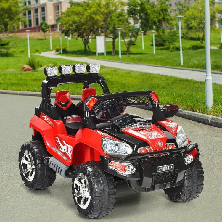 12V Kids Electric Ride-On SUV Car with Remote Control and LED Lights Trend Times 3