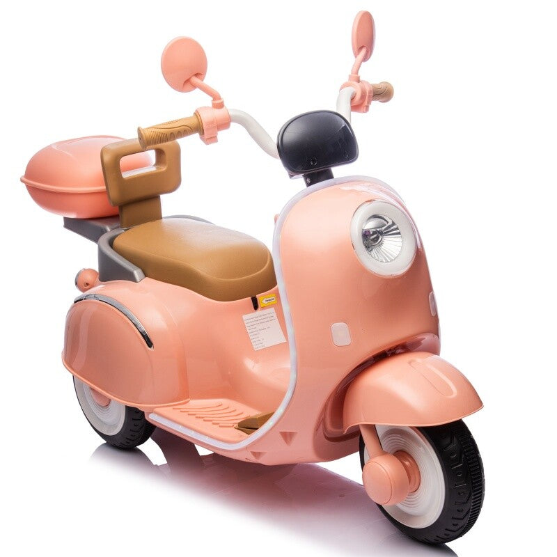 12V Kids Electric Three-Wheel Ride-On Motorcycle with Bluetooth Music for Ages 3-6 Years Trend Times 11