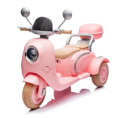 12V Electric Two-Seater Kids Ride-On Three-Wheel Motorcycle with Bluetooth Trend Times 7