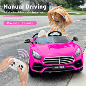 12V Electric Ride-On Car for Kids with 2 Seats, Power Wheels and Parental Remote Control Trend Times 1