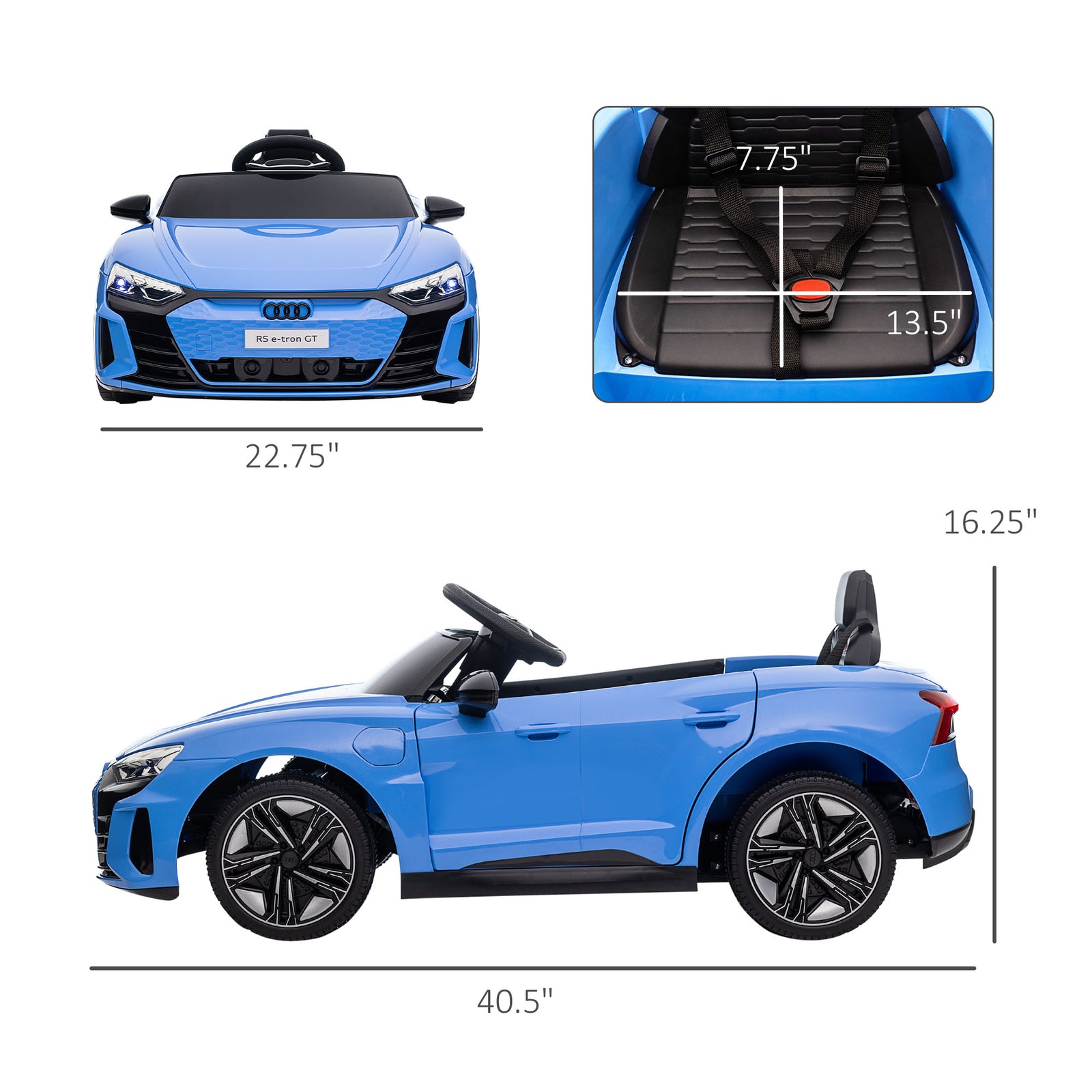 12V Kids Electric Ride-On Car with Remote Control, Suspension, and 4 Wheels – 3.1 MPH Trend Times 2