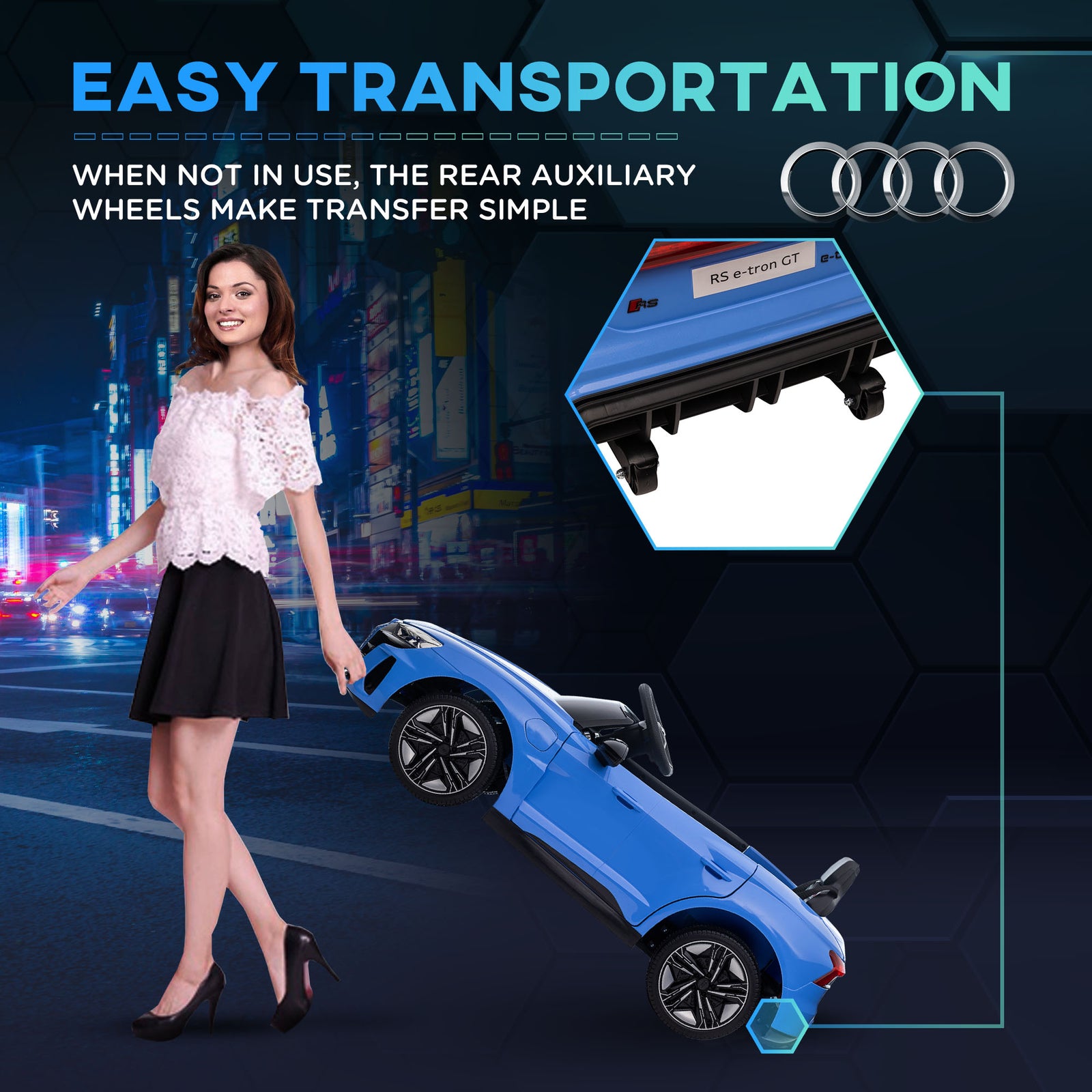 12V Kids Electric Ride-On Car with Remote Control, Suspension, and 4 Wheels – 3.1 MPH Trend Times 6