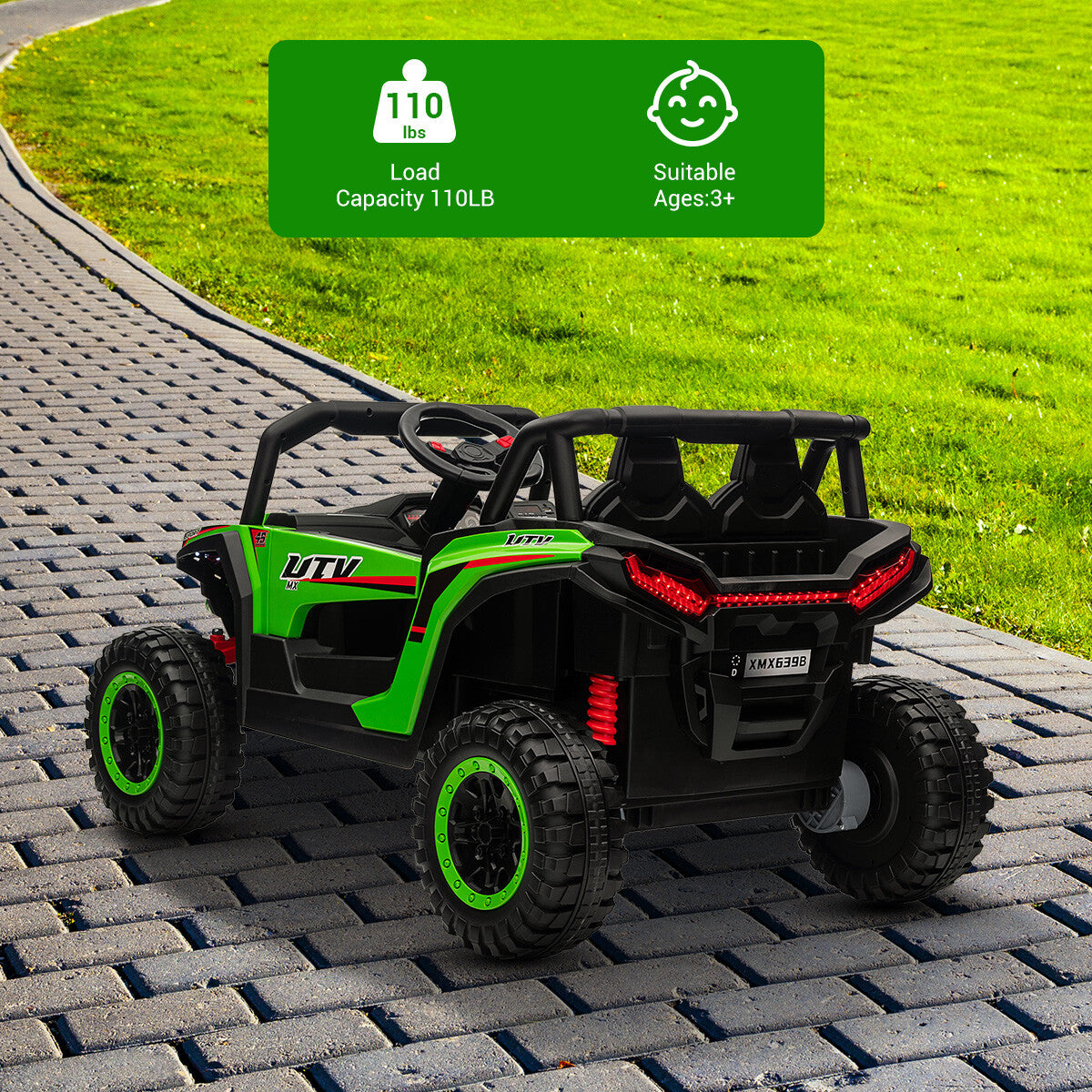 12V Electric Kids Ride-On Toy Car with Remote Control for Ages 3+ Trend Times Variant 8