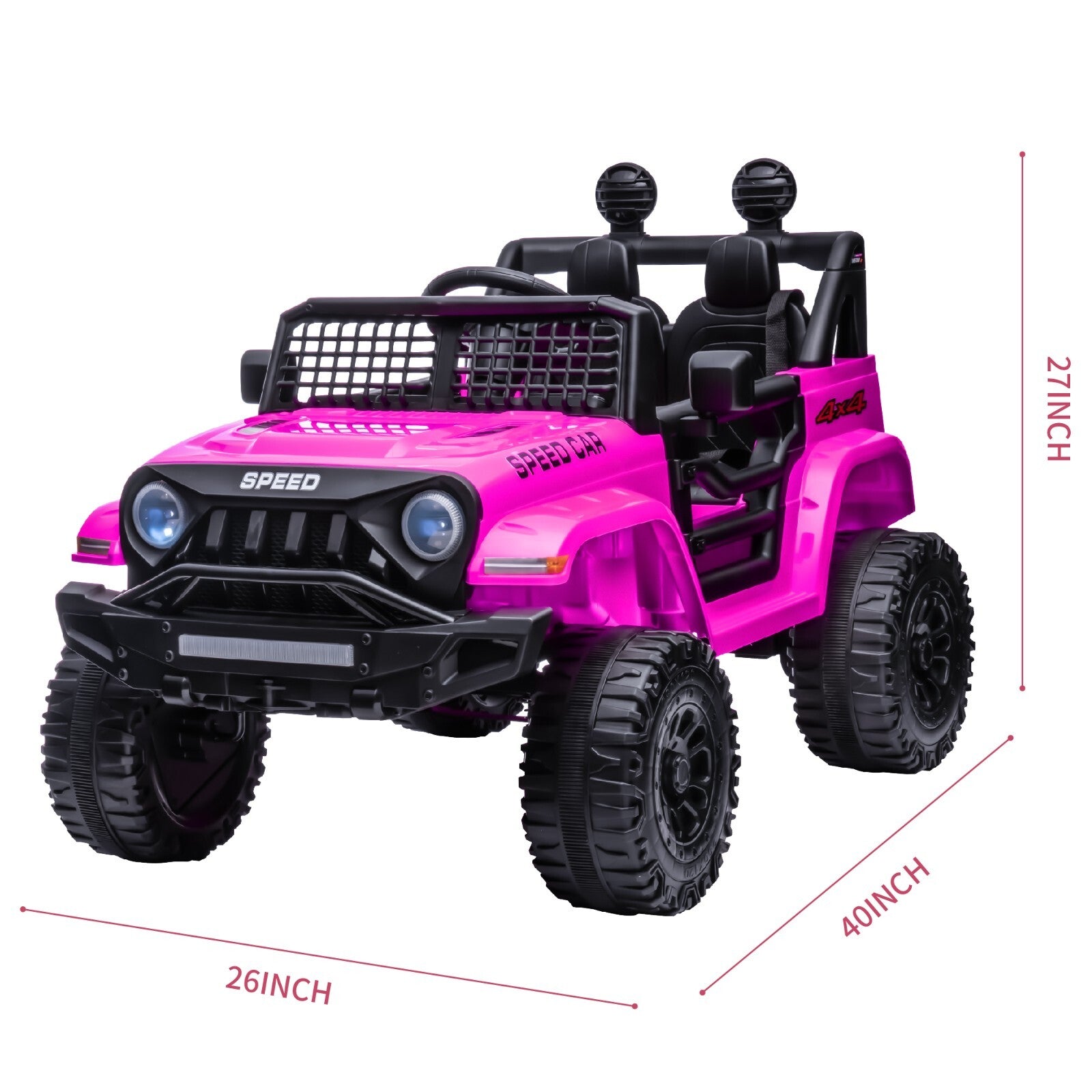 12V Electric Kids Ride-On Jeep with Battery-Powered Wheels, Remote Control, and LED Lights Trend Times 6