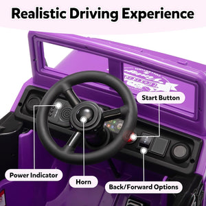 12V Electric Kids Ride-On Jeep Car with Battery Power, Remote Control, and LED Lights Trend Times 6