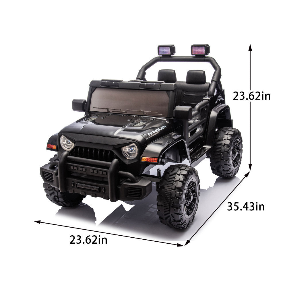 12V Electric Kids Ride-On Jeep with Remote Control, Battery Powered Car with LED Wheels Trend Times 13