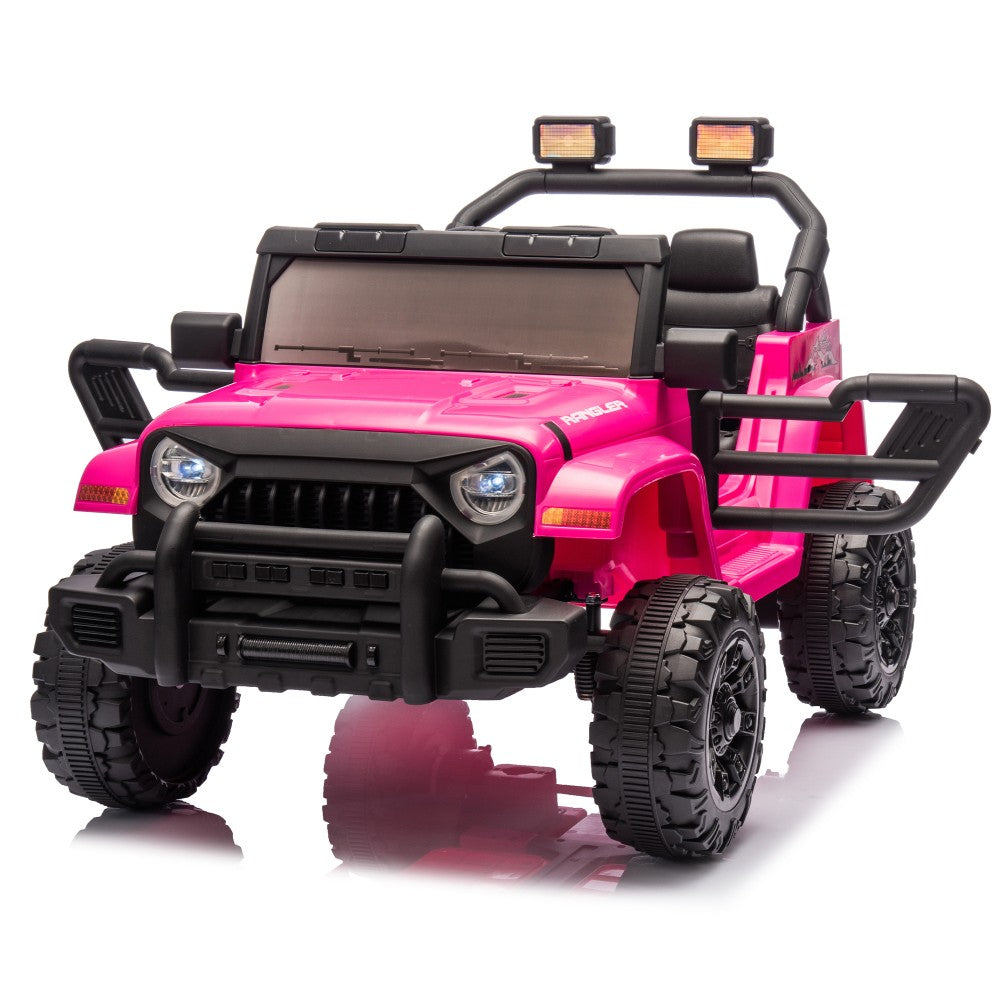12V Kids Electric Ride-On Jeep Car with Battery, Remote Control, and LED Lights Trend Times 10