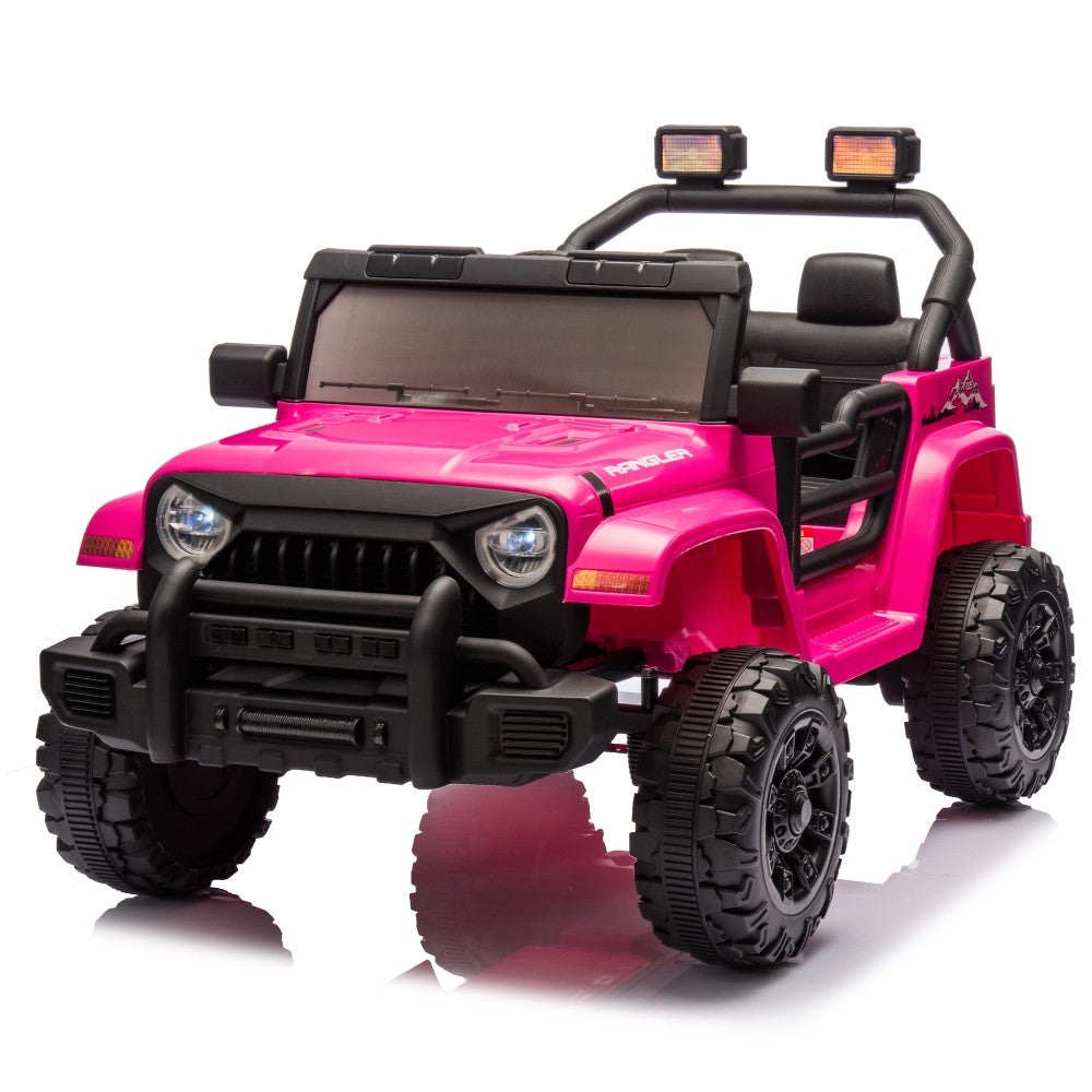 12V Kids Electric Ride-On Jeep Car with Battery, Remote Control, and LED Lights Trend Times 3