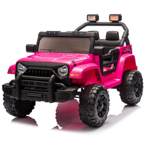 12V Kids Electric Ride-On Jeep Car with Battery, Remote Control, and LED Lights Trend Times 4
