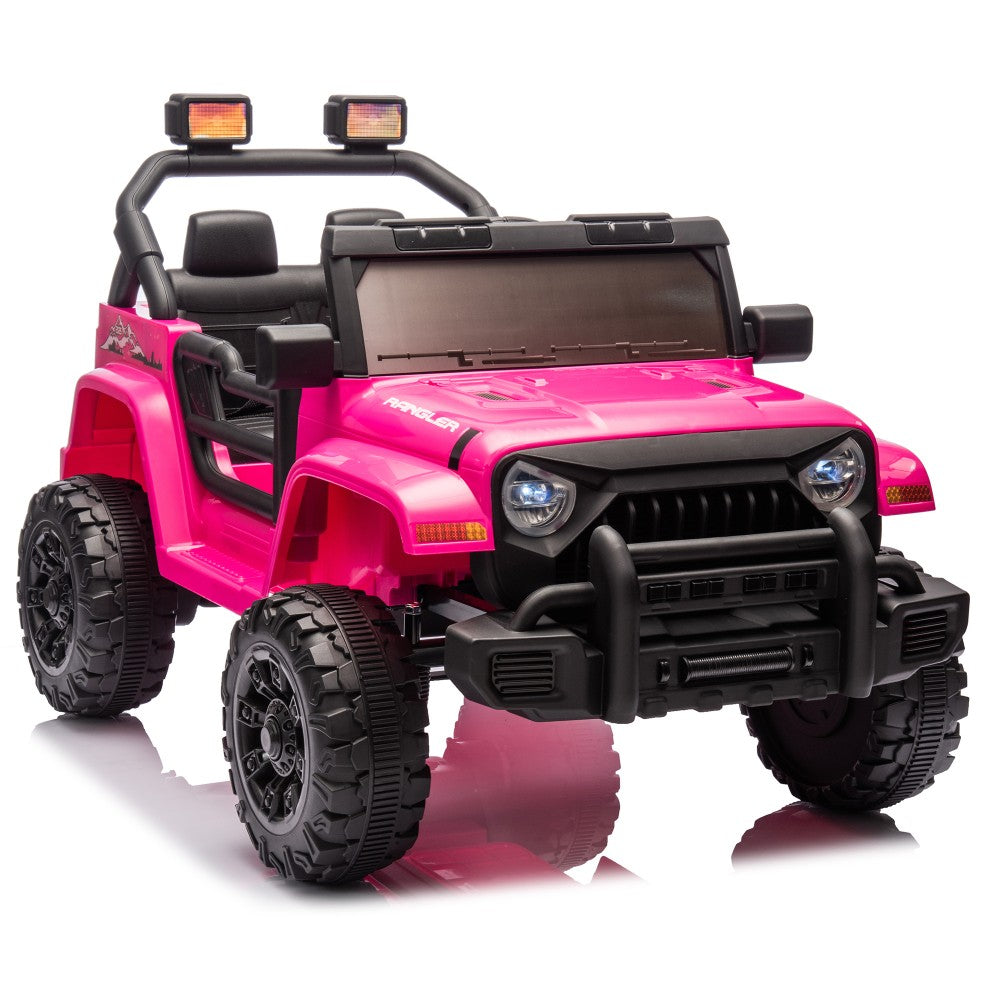 12V Kids Electric Ride-On Jeep Car with Battery, Remote Control, and LED Lights Trend Times 5