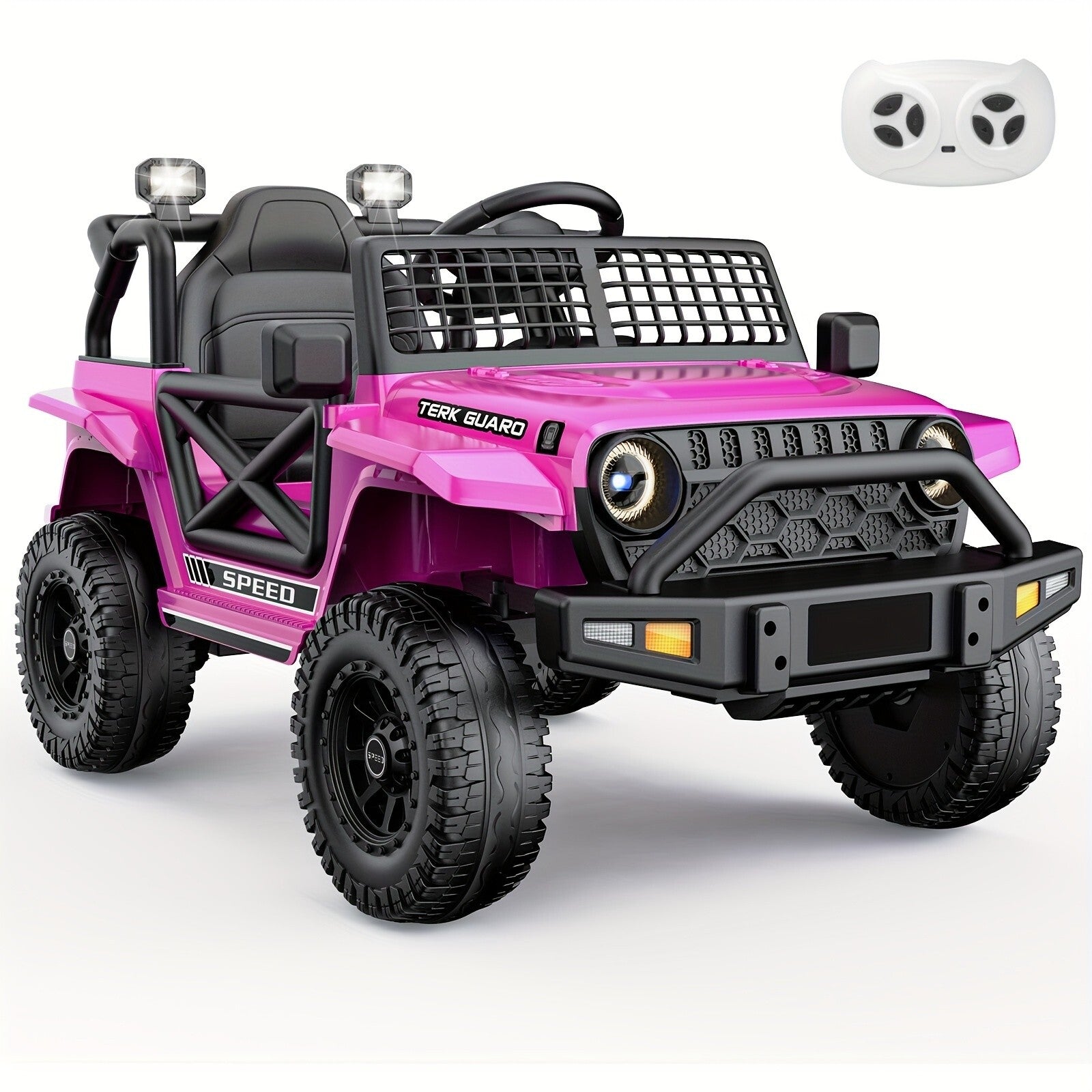 12V Kids Electric Ride-On Jeep Car with Battery Power, Remote Control, and LED Lights Trend Times 0