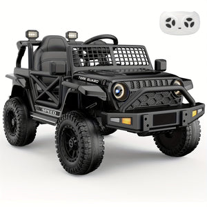 12V Kids Electric Ride-On Jeep Car with Battery Power, Remote Control, and LED Lights Trend Times 2