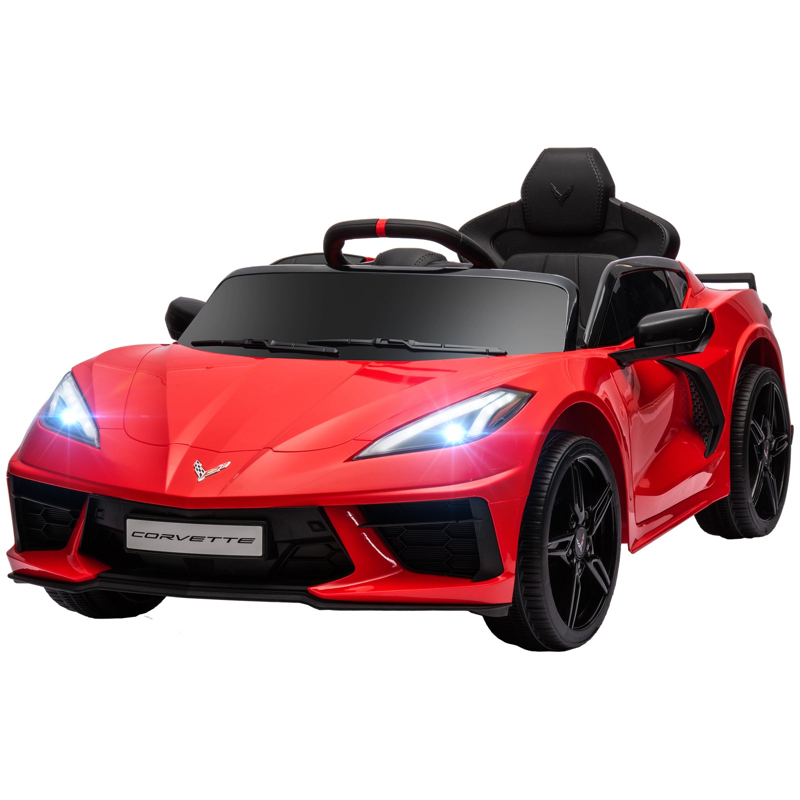 12V Kids Electric Ride-On Car with Remote Control, Suspension System, and Slow Start Trend Times 0
