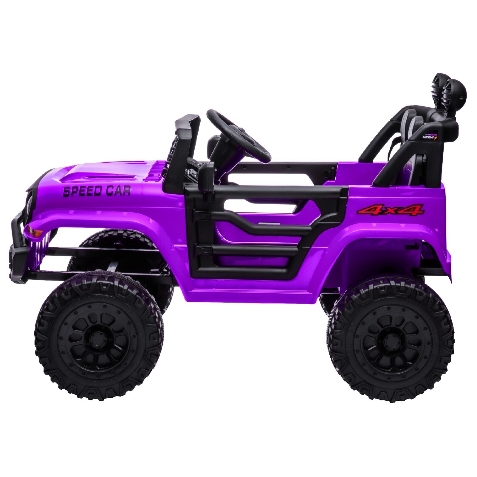 12V Electric Kids Ride-On Jeep Car with Power Wheels, 4mph Speed, LED Lights, and Parental Remote Control Trend Times 6