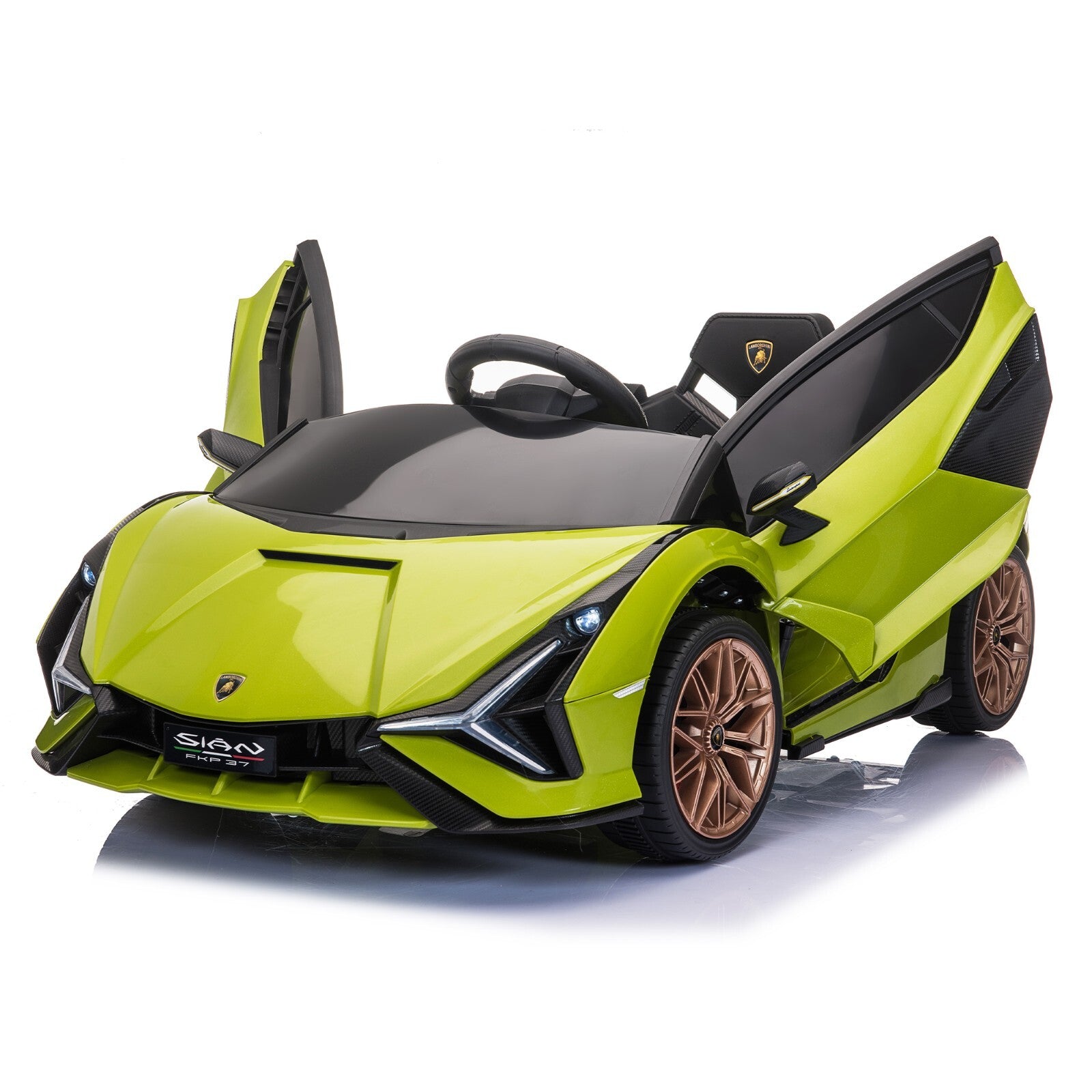 12V Kids Licensed Lamborghini SIAN Electric Ride-On Car with Remote Control Trend Times 0