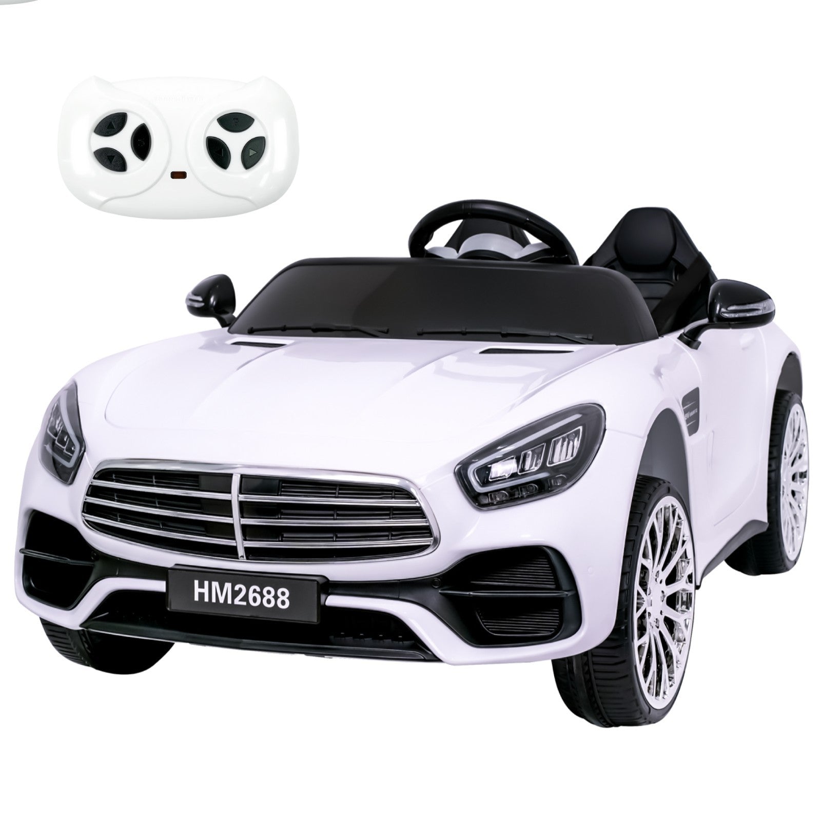 12V Electric 2-Seater Kids Ride-On Car with Parental Remote Control and Powered Wheels Trend Times 11