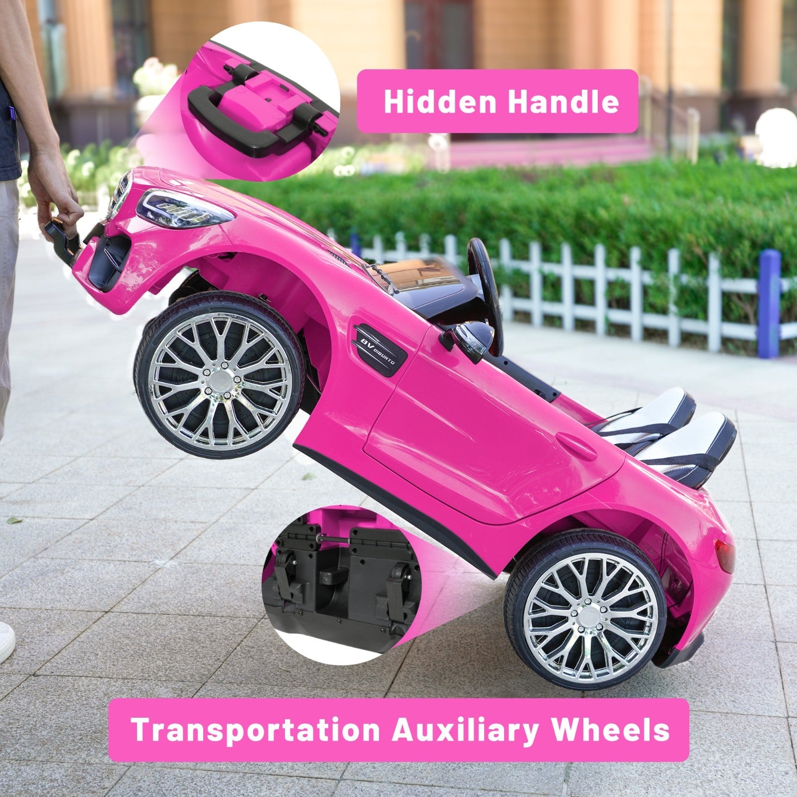 12V Electric 2-Seater Kids Ride-On Car with Parental Remote Control and Powered Wheels Trend Times 5