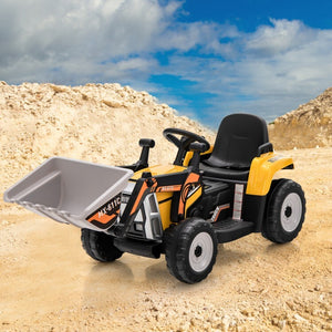 12V Kids Ride-On Excavator Truck with Adjustable Arm and Bucket Toy Trend Times 3