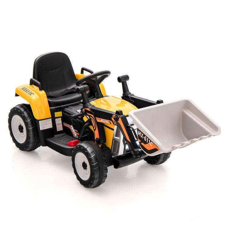 12V Kids Ride-On Excavator Truck with Adjustable Arm and Bucket Toy Trend Times Variant 0