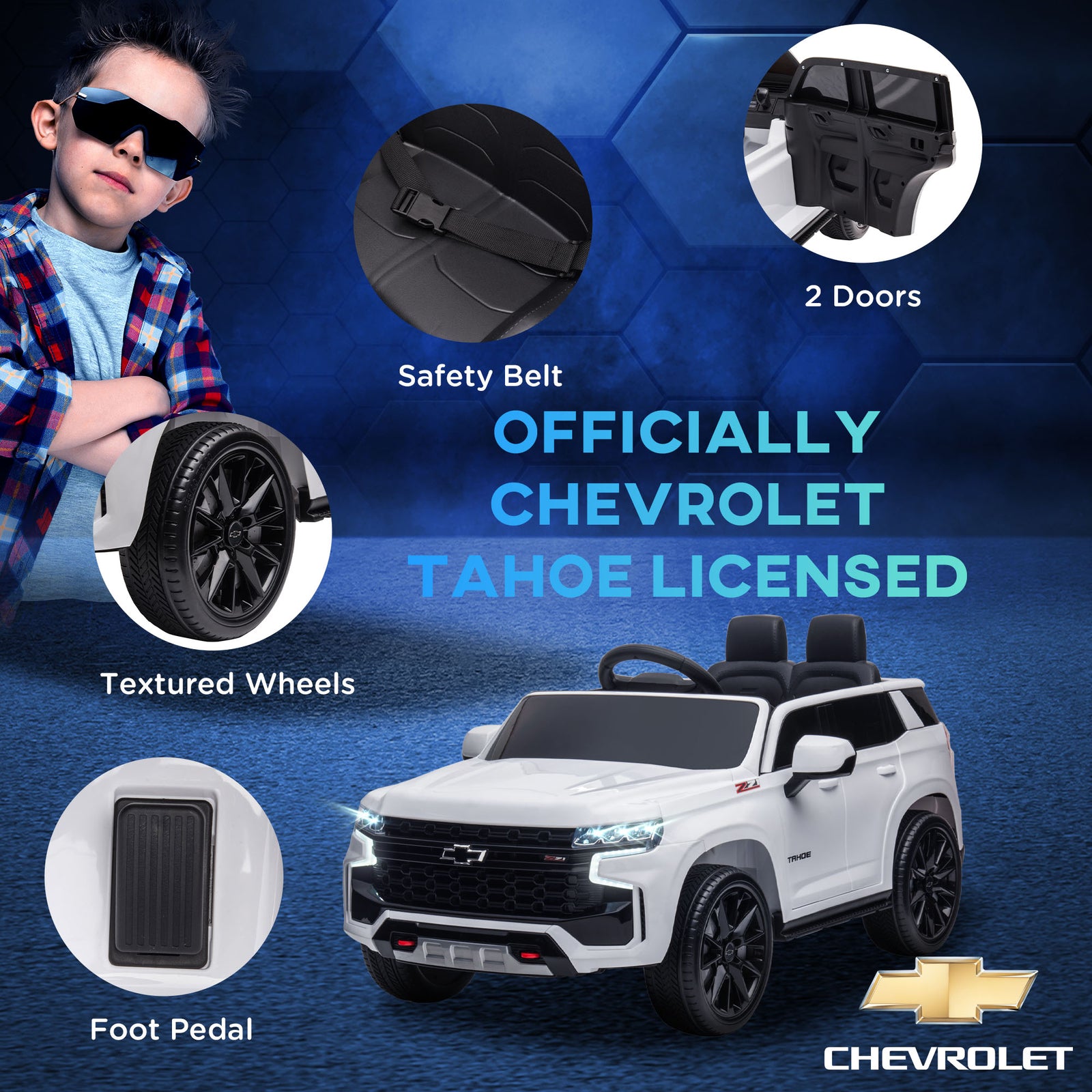 12V Battery-Powered Kids Electric Ride-On Car with Remote Control Trend Times 3