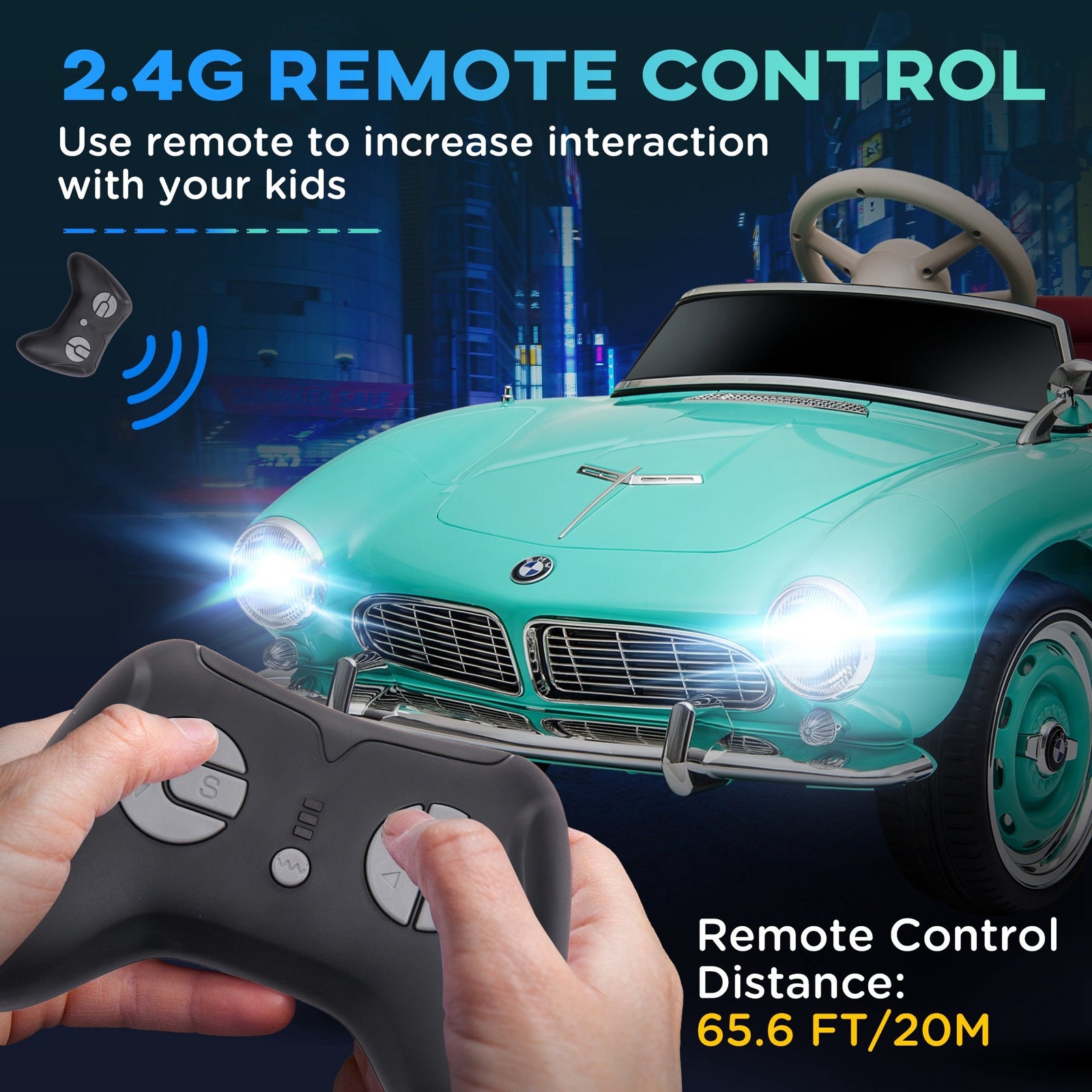 12V Battery-Powered Electric Ride-On Car for Kids with Remote Control Trend Times 5