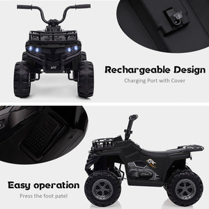 12V Battery-Powered Electric Ride-On Car for Kids with LED Lights Trend Times 10
