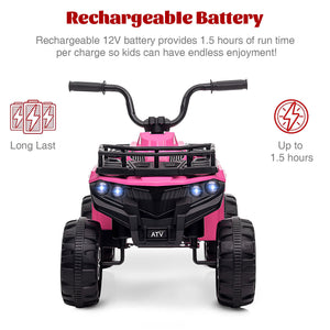 12V Battery-Powered Electric Ride-On Car for Kids with LED Lights Trend Times 17