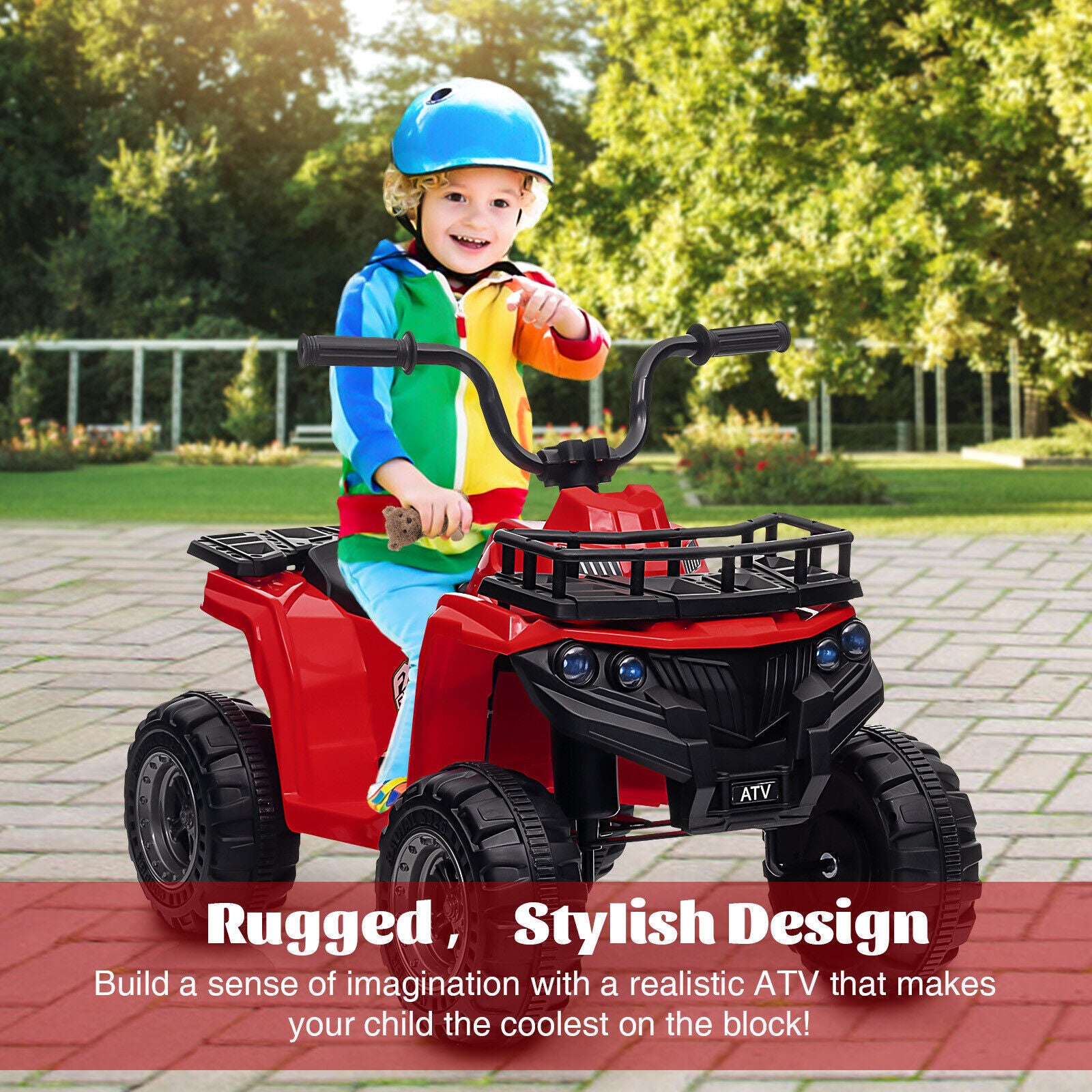 12V Battery-Powered Electric Ride-On Car for Kids with LED Lights Trend Times 5