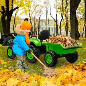 12V Kids Electric Ride-On Tractor and Bulldozer Vehicle with Trailer and Music Trend Times 7