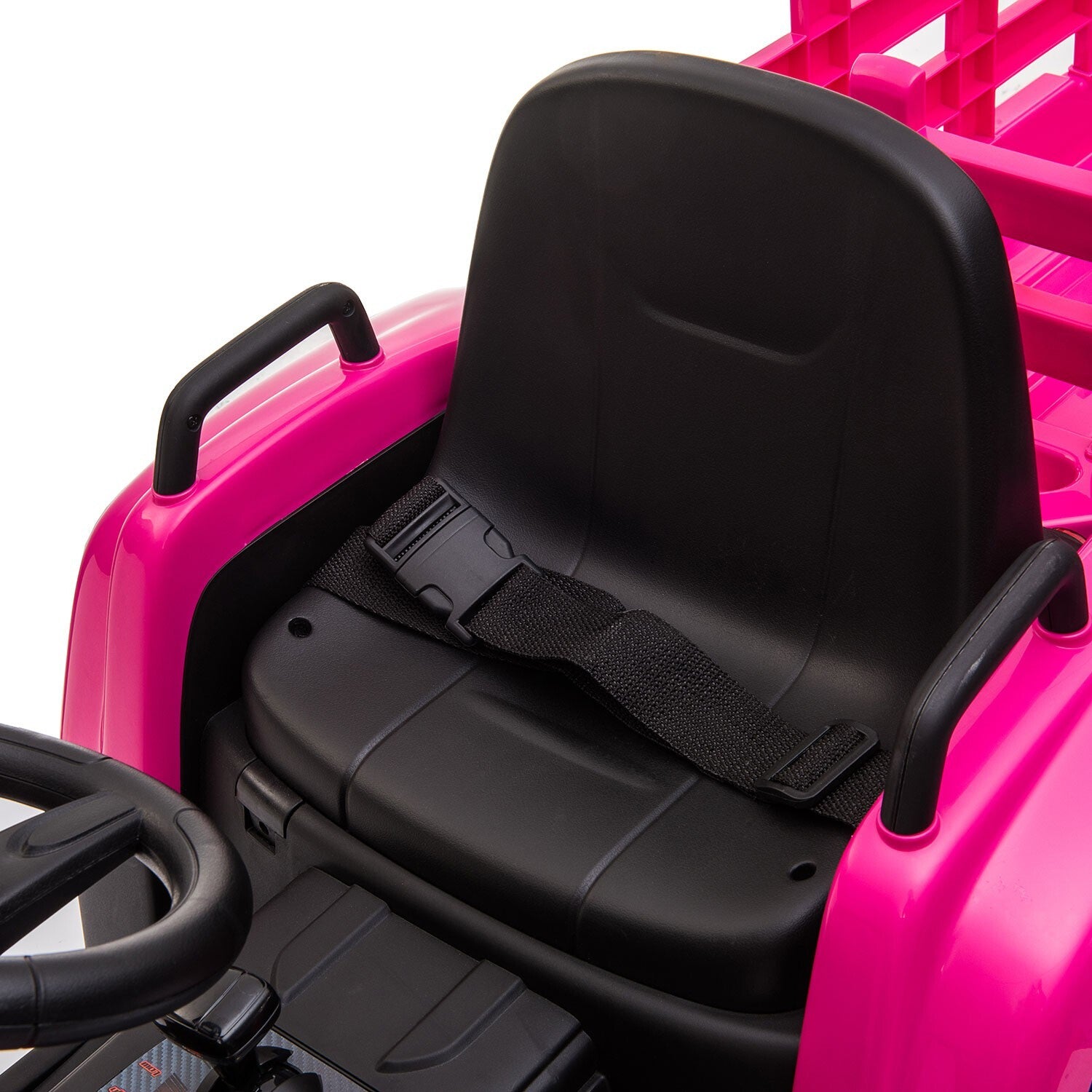 12V Electric Ride-On Tractor with Trailer Battery Powered Toy Car for Toddlers Trend Times 12
