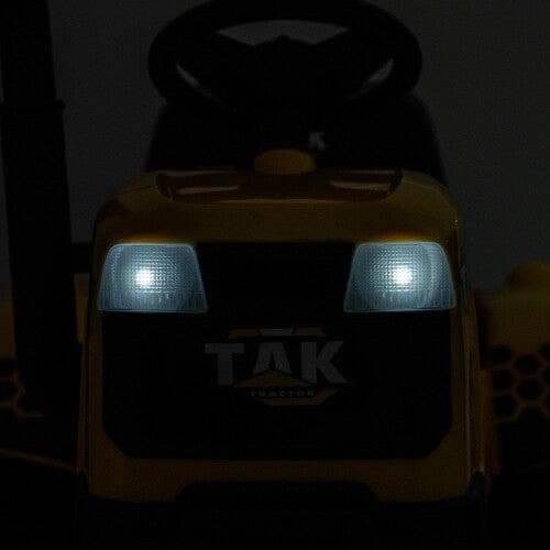 12V Kids Ride-On Electric Tractor and Excavator with Detachable Trailer and Remote Control Trend Times 23