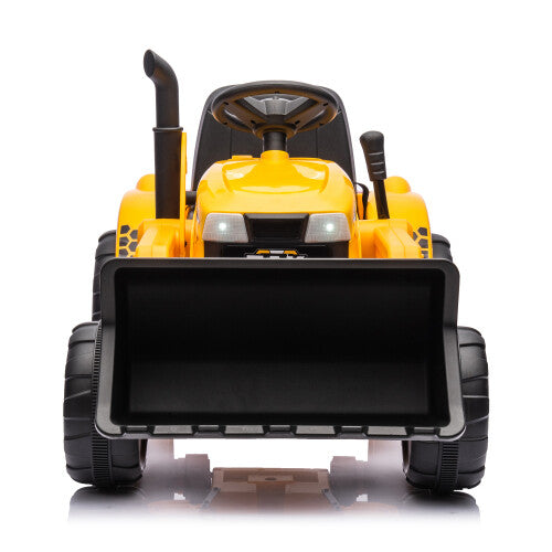 12V Battery-Powered Kids Ride-On Electric Excavator Tractor with Digging Handle Trend Times 3